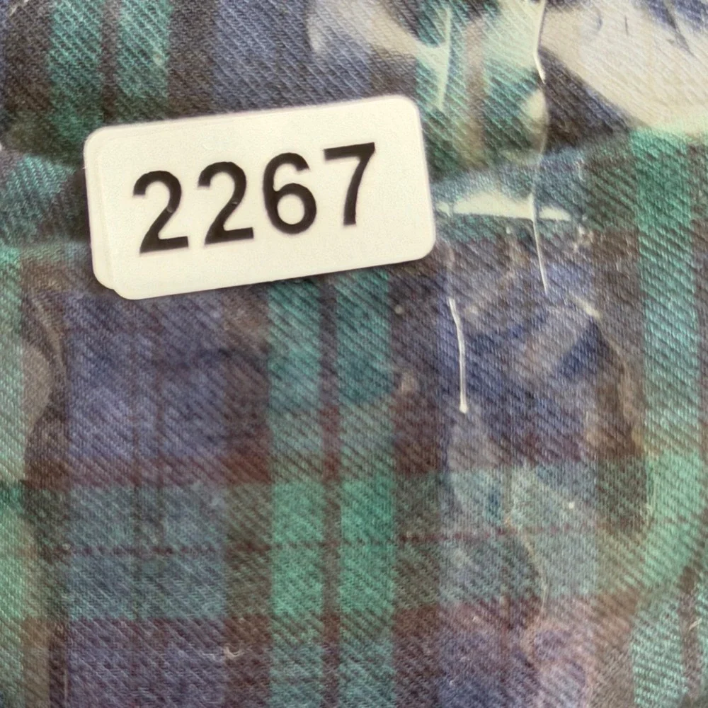 Ralph Lauren Blackwatch Plaid Shirt Mens M Slim‎ Fit Green Blue Preppy Outdoors